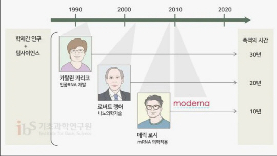 mRNA 연구 과정   <자료:기초과학연구원>